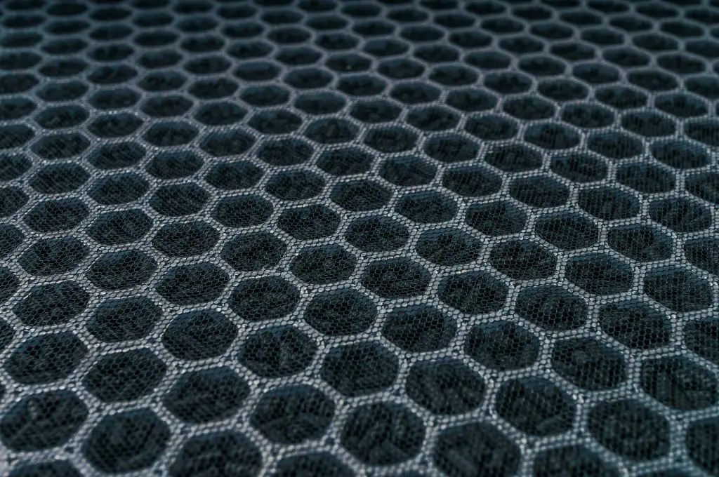 Image of a porous charcoal filter. Source: Adobe Stock