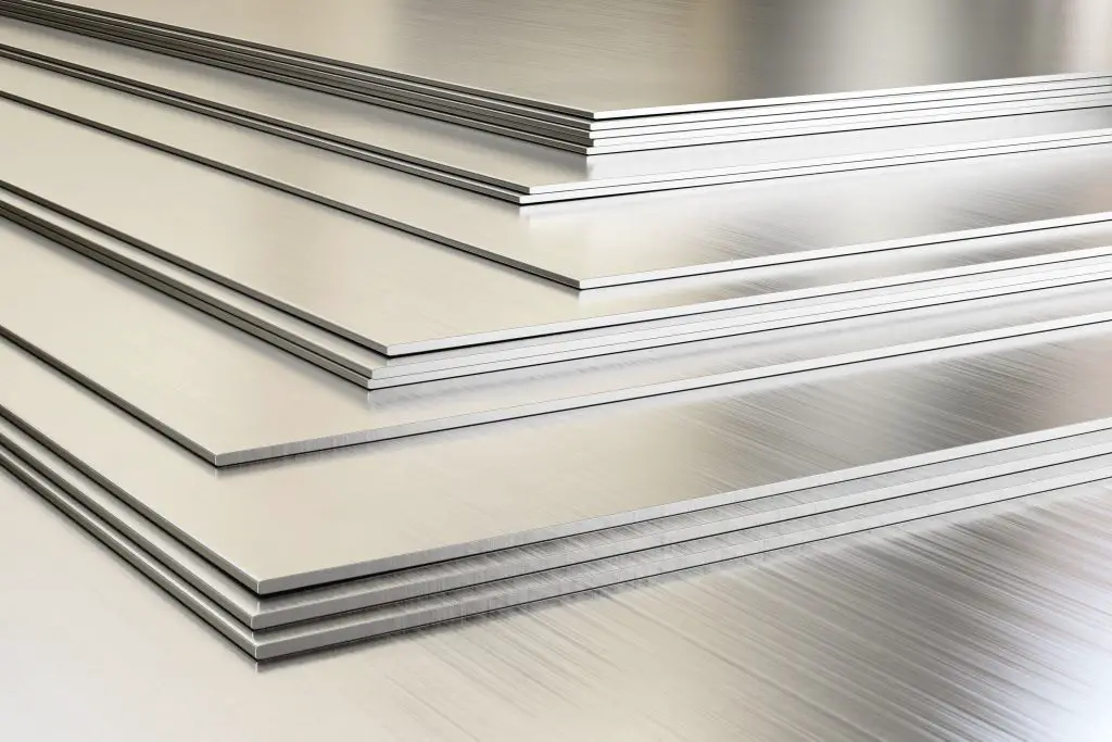 Image of stainless steel sheets. Source: adobe stock