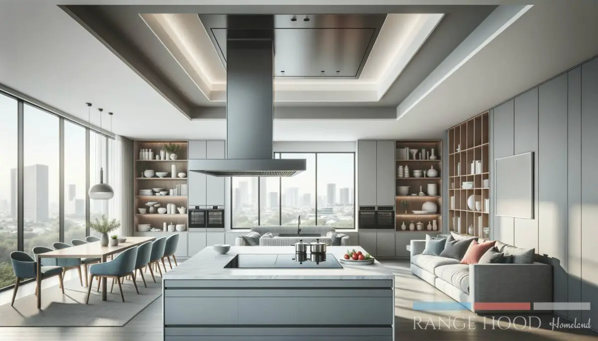 Featured image for a blog post called kitchen ventilation solutions for open concept homes how to keep air fresh and stylish.
